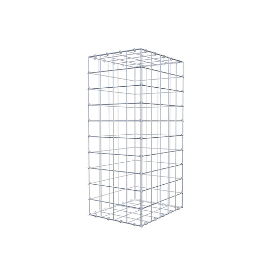 Gabion 100 cm x 50 cm x 40 cm (L x H x D), maskstorlek 10 cm x 10 cm, C-ring