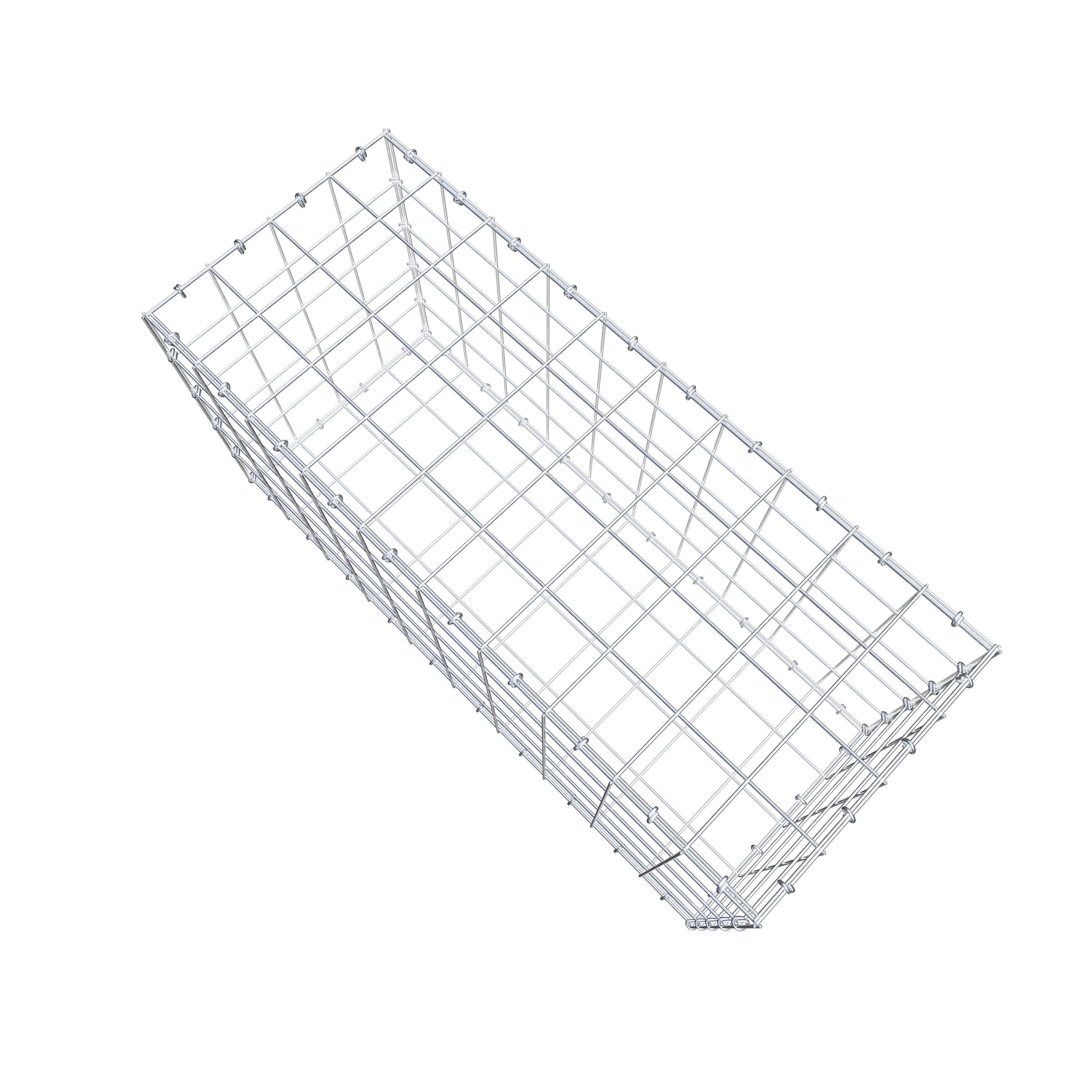 Gabion 100 cm x 50 cm x 40 cm (L x H x D), maskestørrelse 10 cm x 10 cm, C-ring