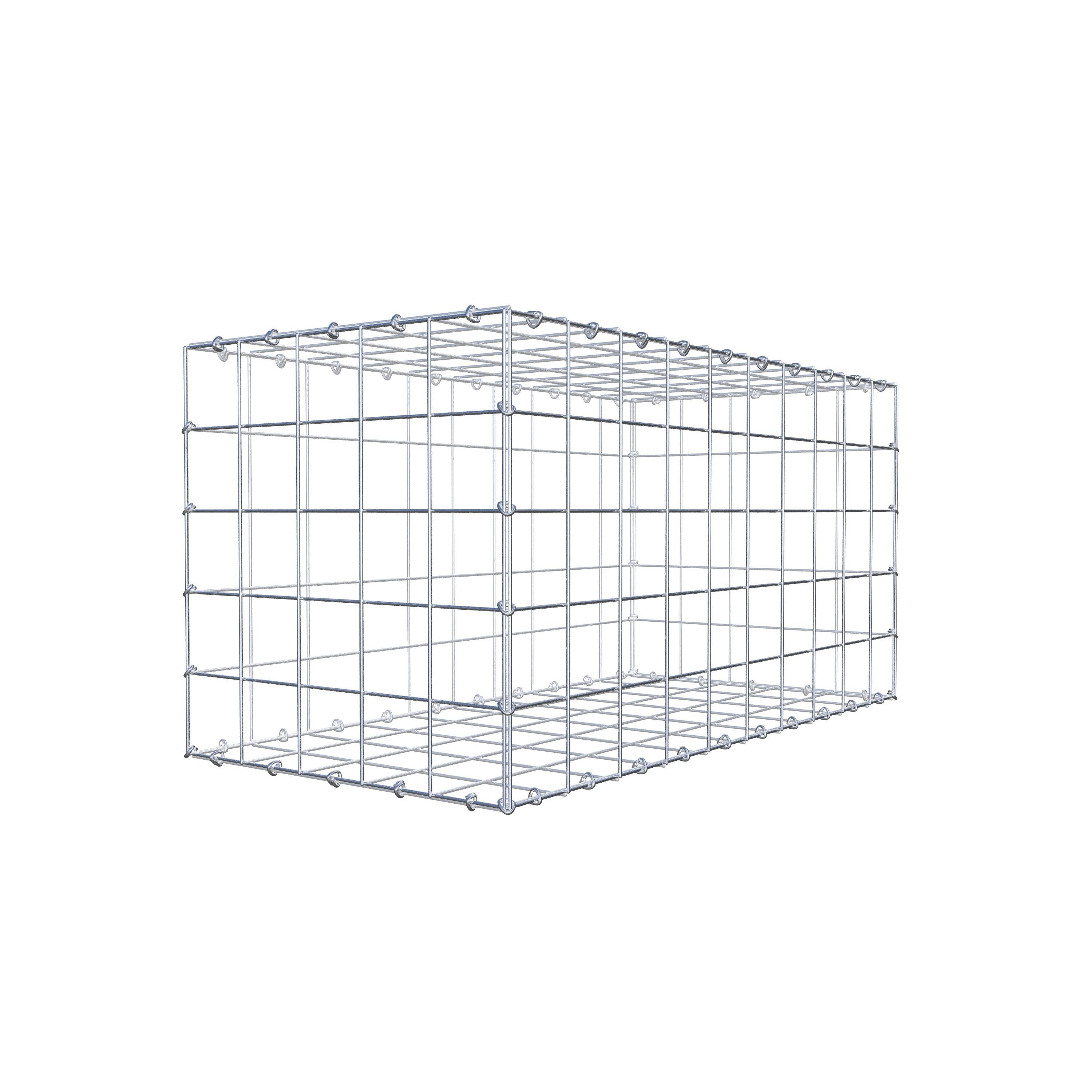 Gabion 100 cm x 50 cm x 50 cm (L x H x D), mesh size 10 cm x 10 cm, C-ring