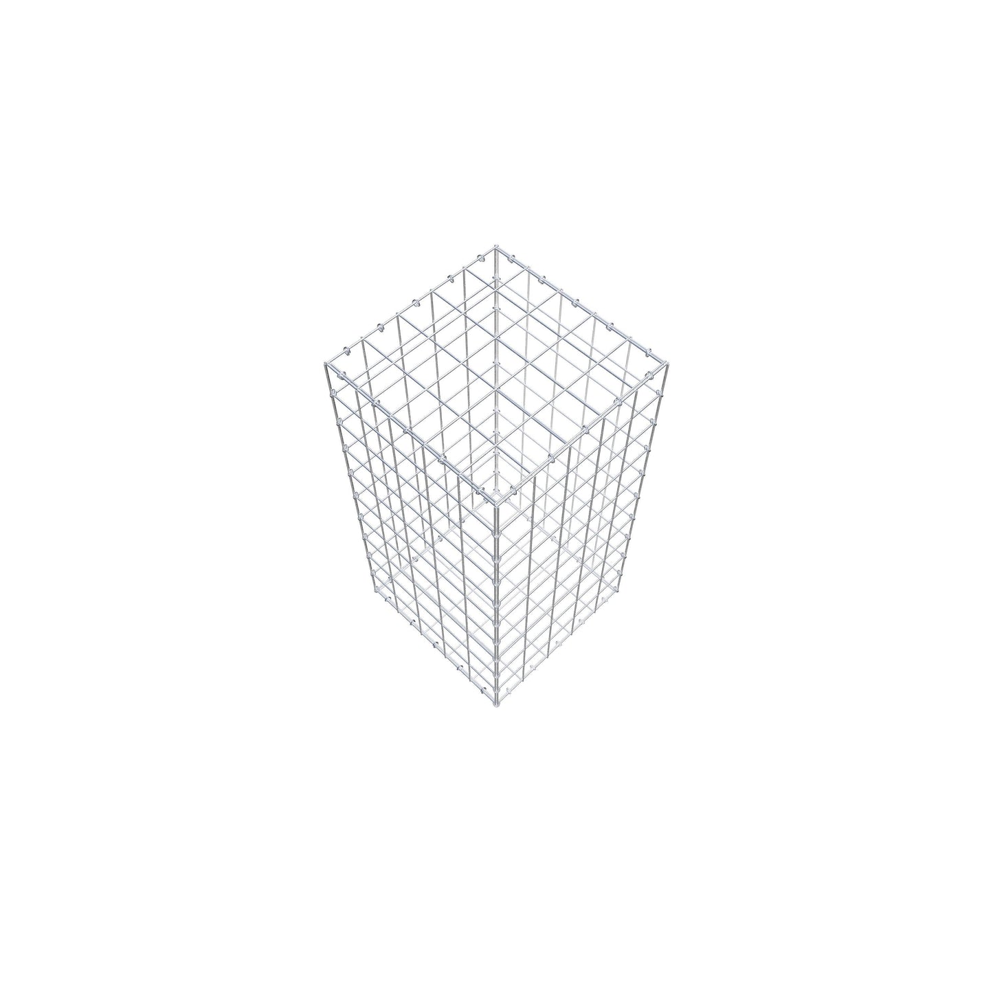 Gabion 100 cm x 50 cm x 50 cm (L x H x D), mesh size 10 cm x 10 cm, C-ring