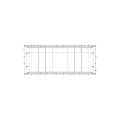 Gavión 100 cm x 60 cm x 40 cm (L x A x P), luz de malla 10 cm x 10 cm, anillo en C