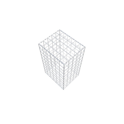 Gabião 100 cm x 60 cm x 50 cm (C x A x P), malhagem 10 cm x 10 cm, anel C