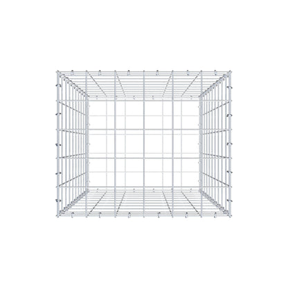 Gabião 100 cm x 60 cm x 50 cm (C x A x P), malhagem 10 cm x 10 cm, anel C
