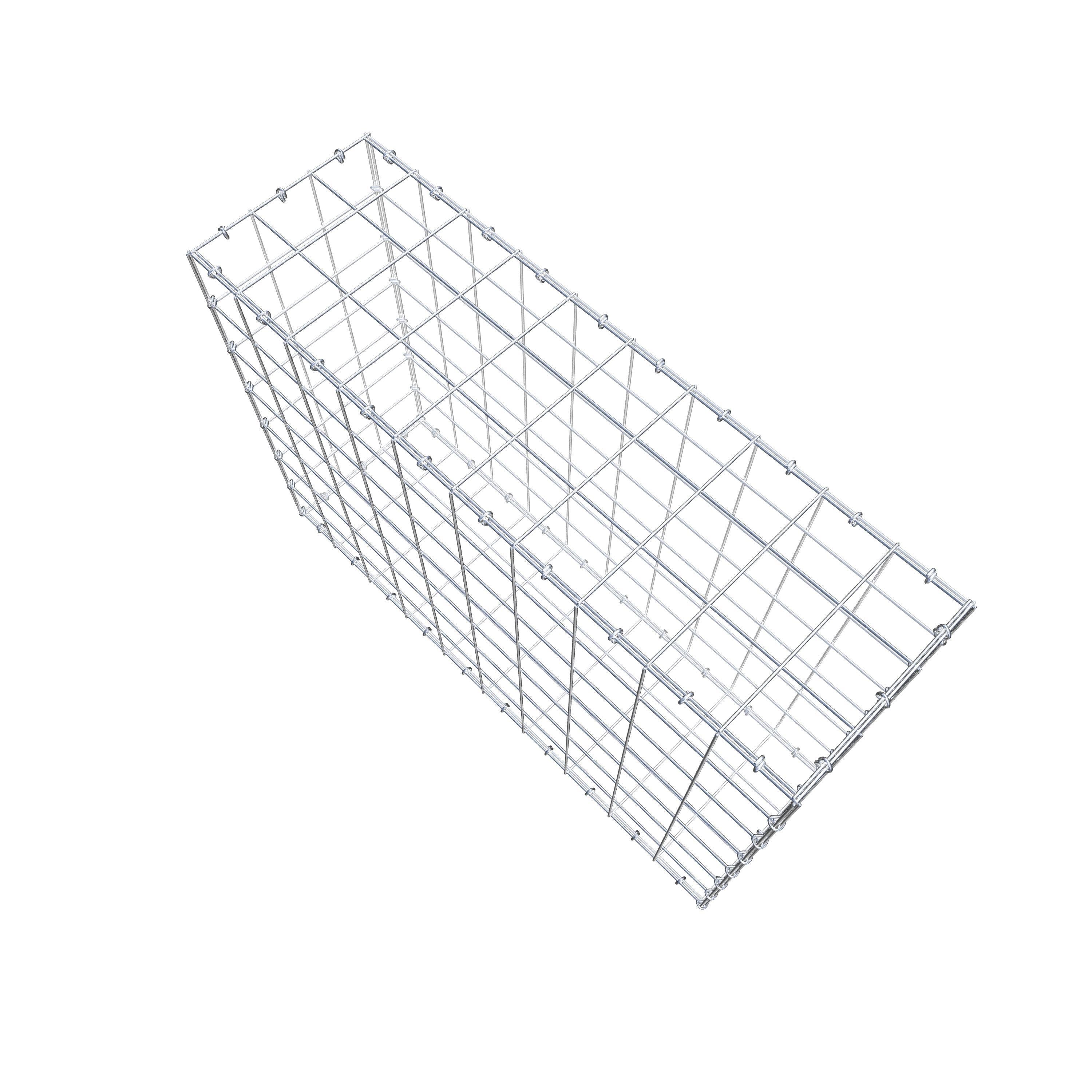 Gabion 100 cm x 70 cm x 30 cm (L x H x D), mesh size 10 cm x 10 cm, C-ring