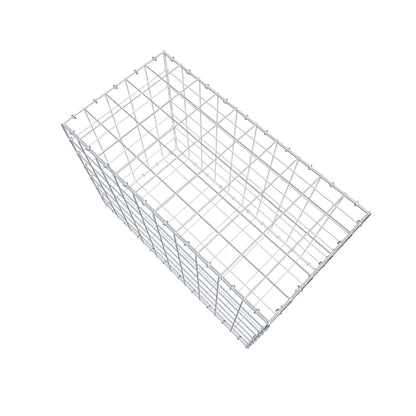 Gabion 100 cm x 70 cm x 50 cm (L x H x D), maskstorlek 10 cm x 10 cm, C-ring
