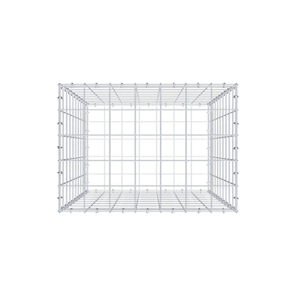 Gabion 100 cm x 70 cm x 50 cm (L x H x D), maskstorlek 10 cm x 10 cm, C-ring
