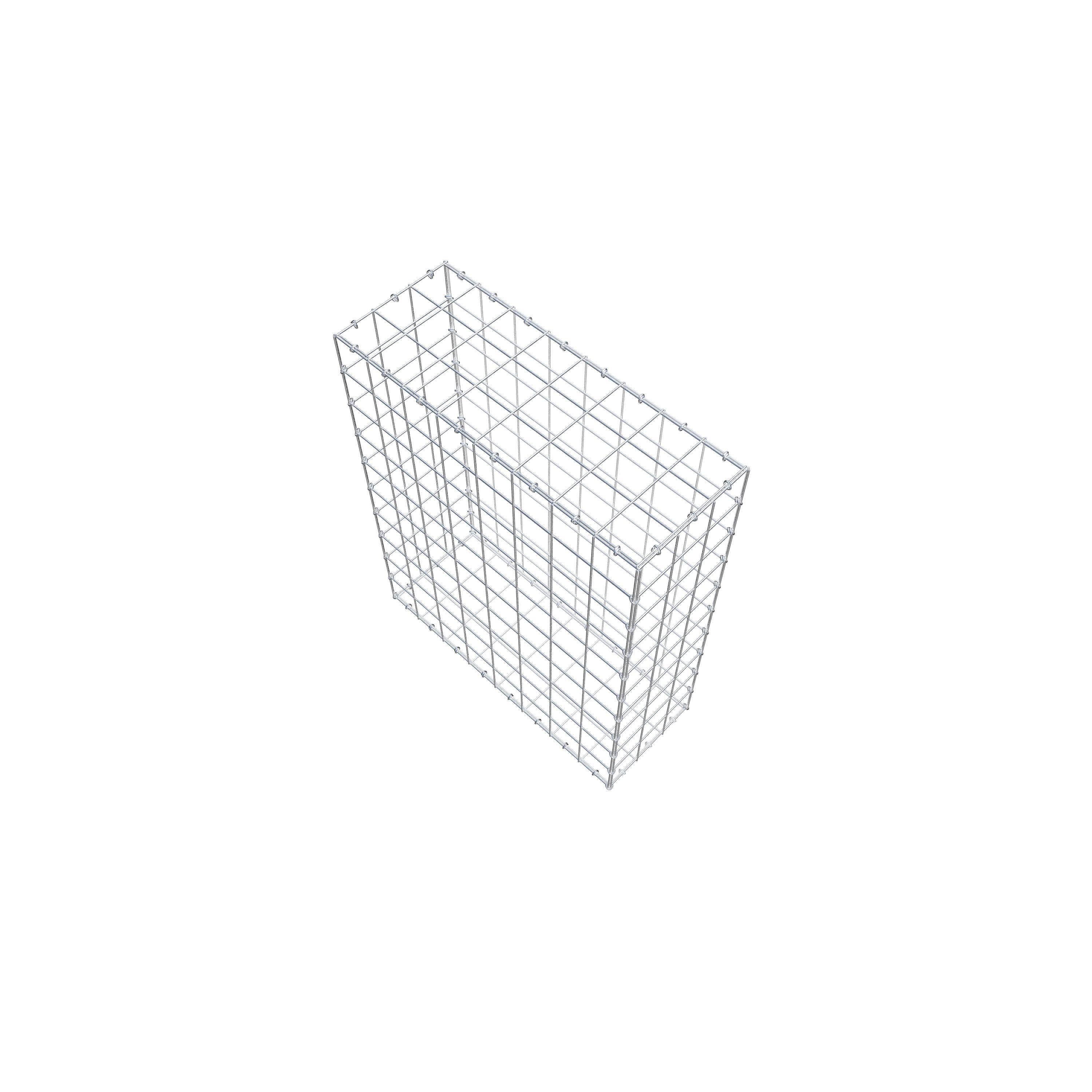 Gabion 100 cm x 80 cm x 30 cm (L x H x D), mesh size 10 cm x 10 cm, C-ring