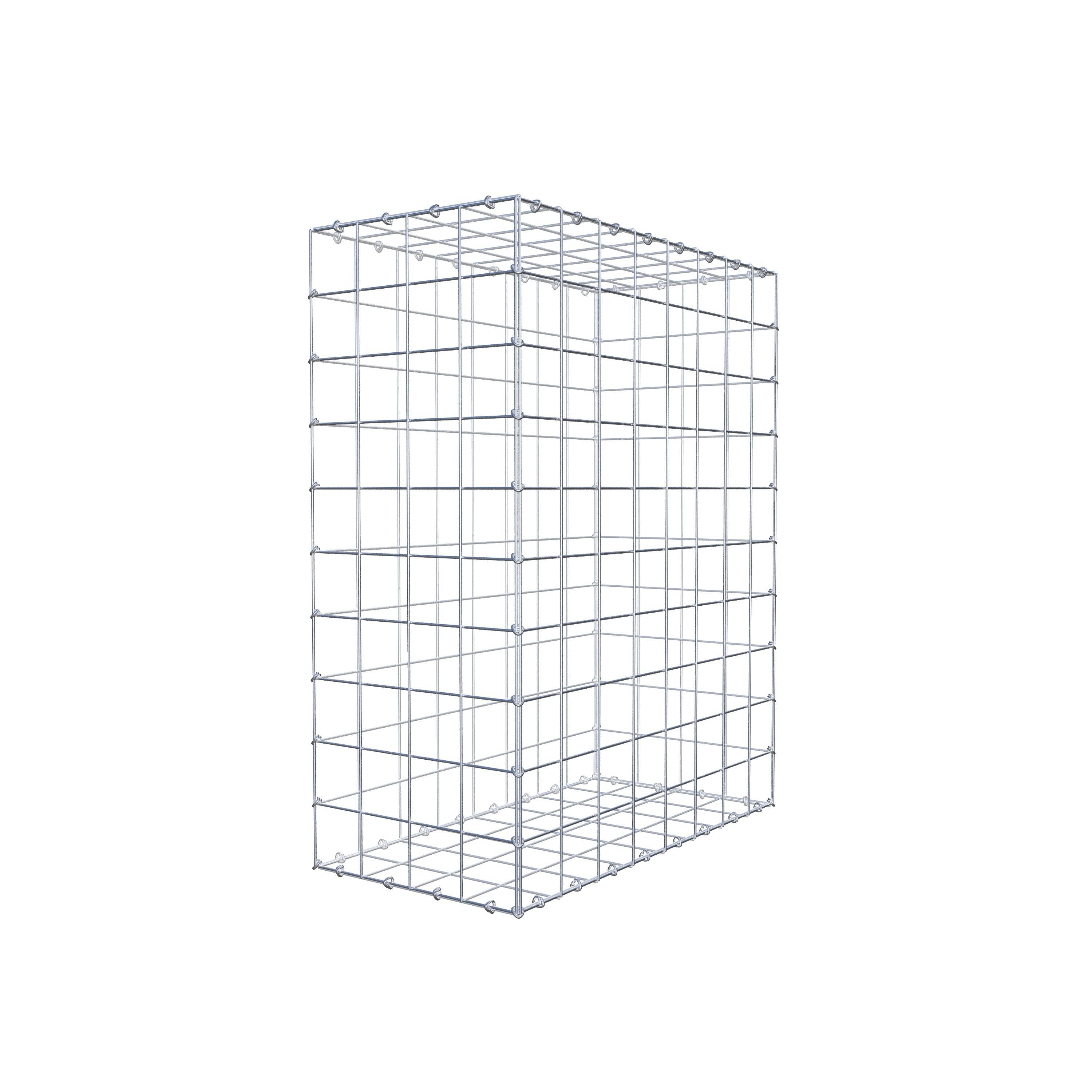 Gabion 100 cm x 80 cm x 40 cm (L x H x D), mesh size 10 cm x 10 cm, C-ring