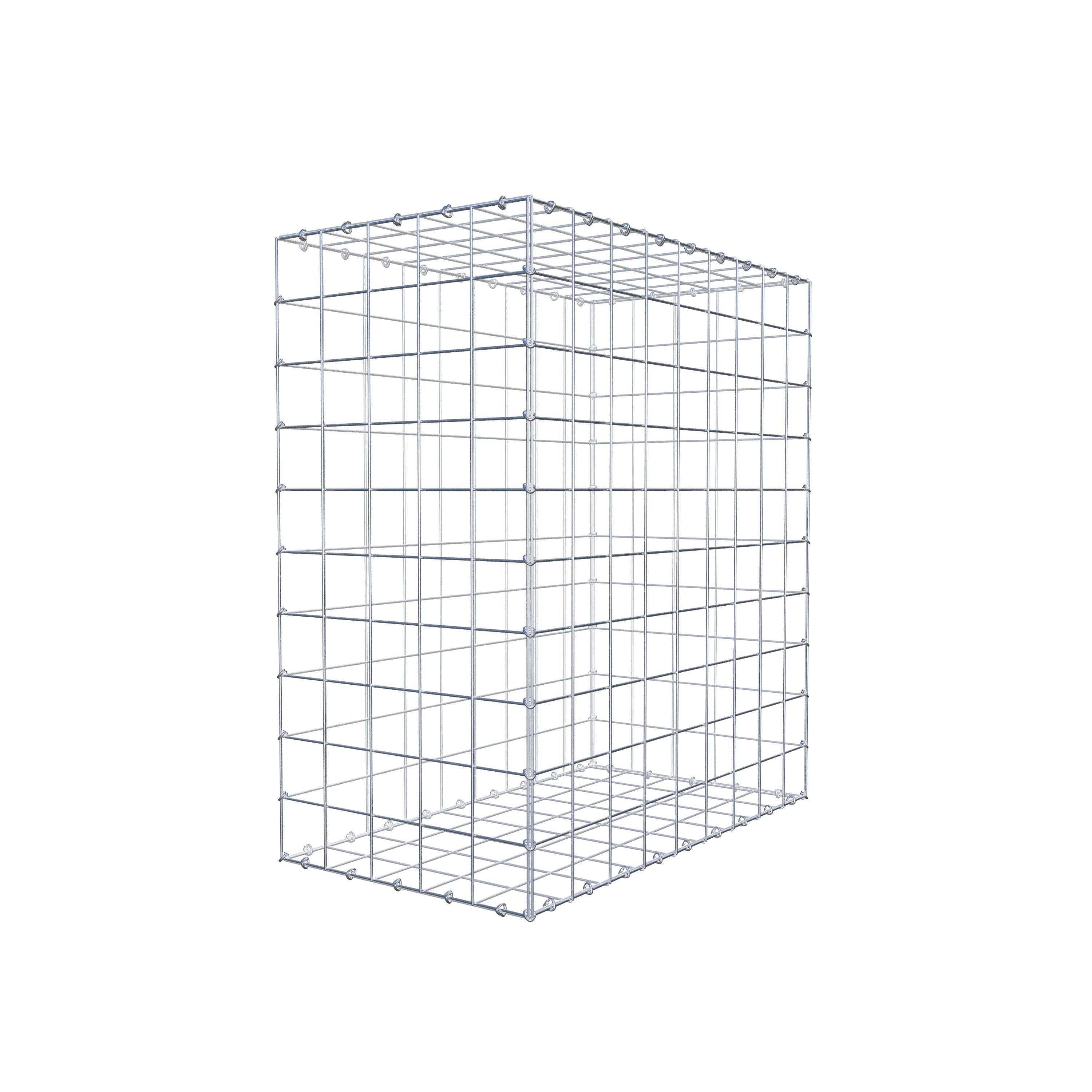 Gabion 100 cm x 90 cm x 50 cm (L x H x D), maskestørrelse 10 cm x 10 cm, C-ring