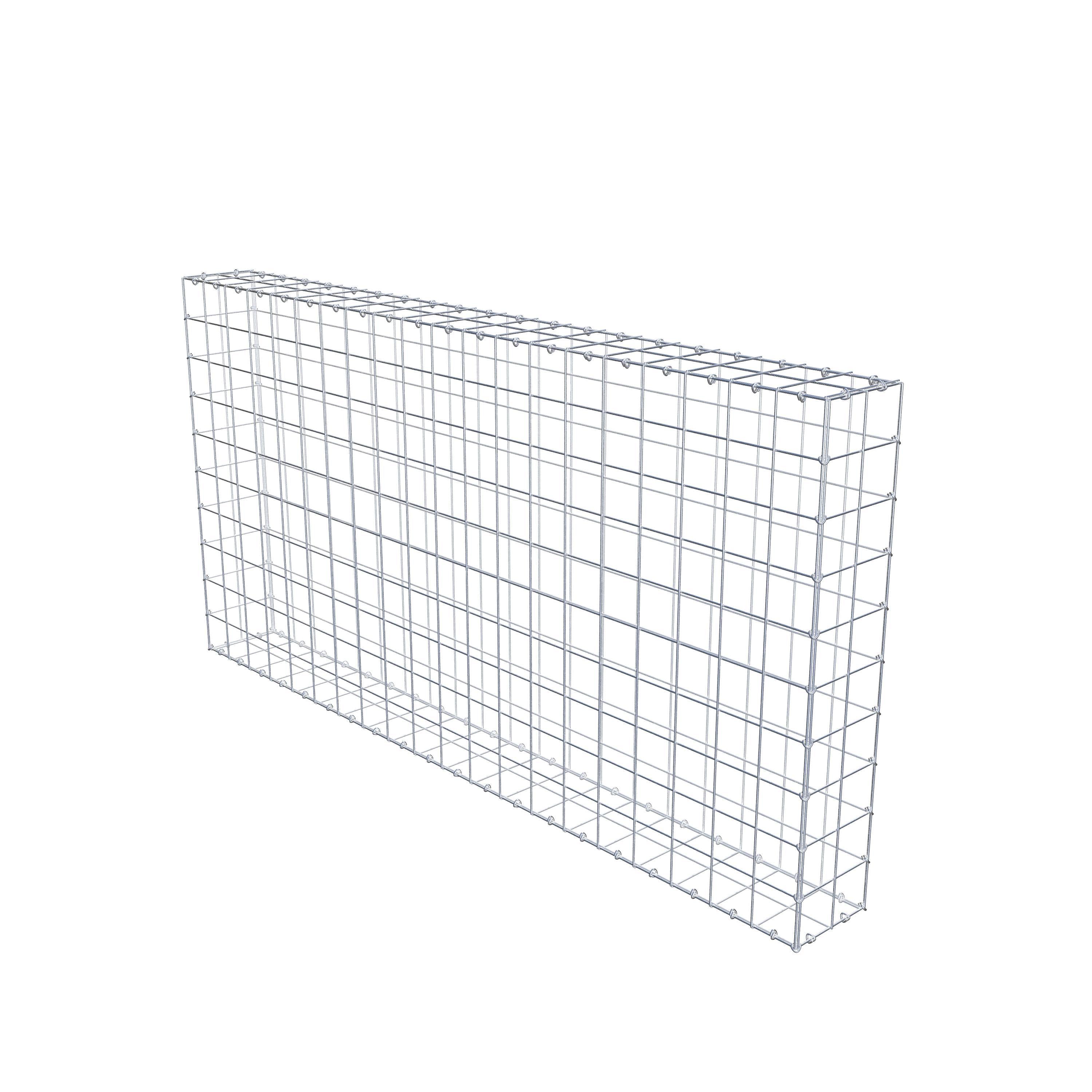 Gabion 200 cm x 100 cm x 20 cm (L x H x D), maskestørrelse 10 cm x 10 cm, C-ring