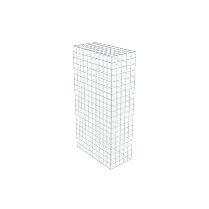 Gabion 200 cm x 100 cm x 50 cm (L x H x P), mailles 10 cm x 10 cm, anneau en C