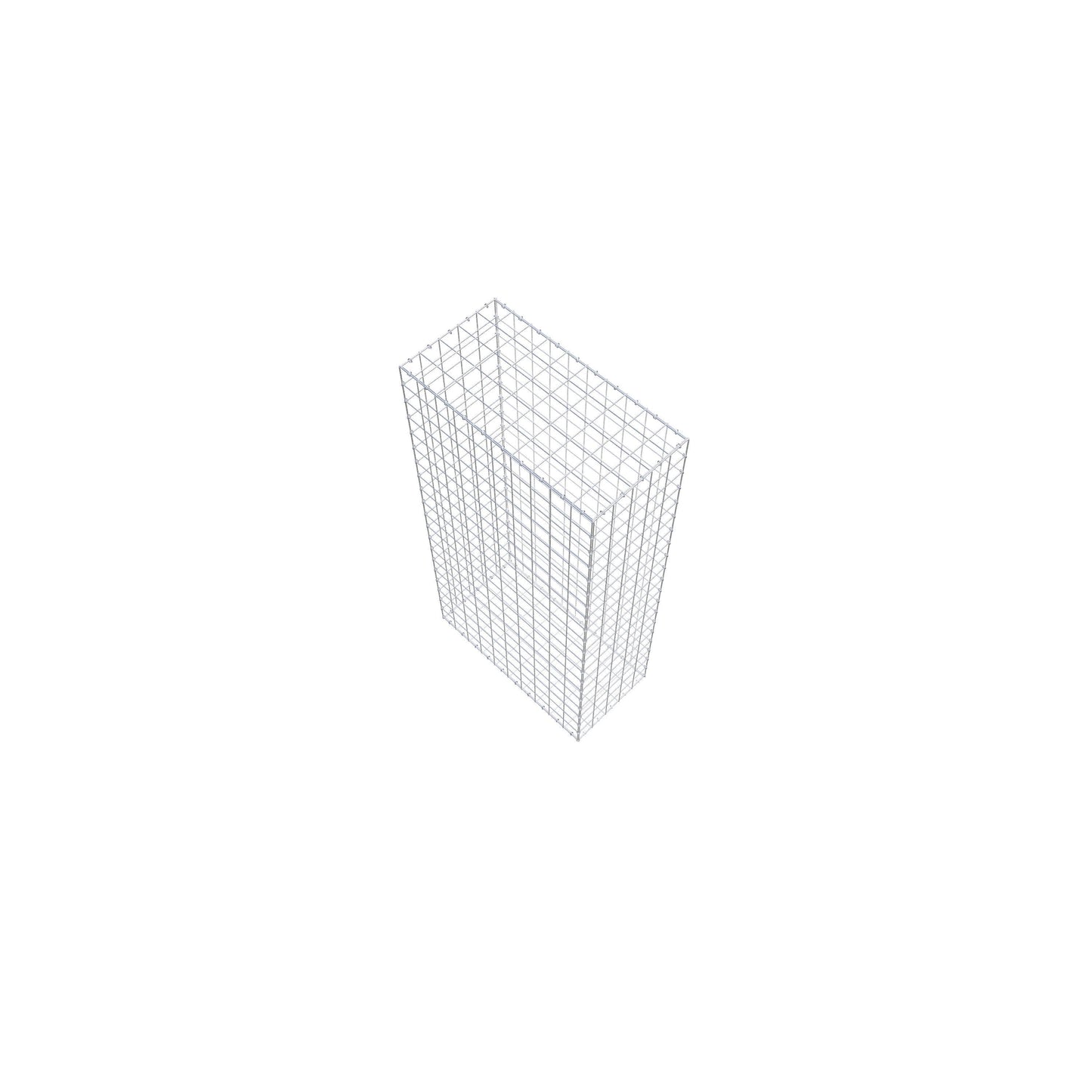Gabion 200 cm x 100 cm x 50 cm (L x H x P), mailles 10 cm x 10 cm, anneau en C