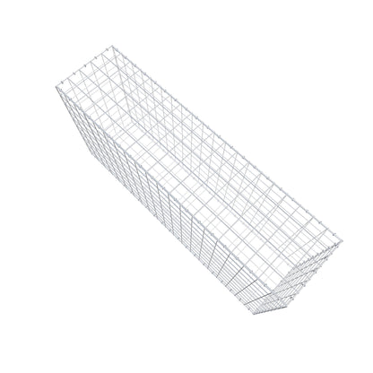 Gabion 200 cm x 100 cm x 50 cm (L x H x P), mailles 10 cm x 10 cm, anneau en C