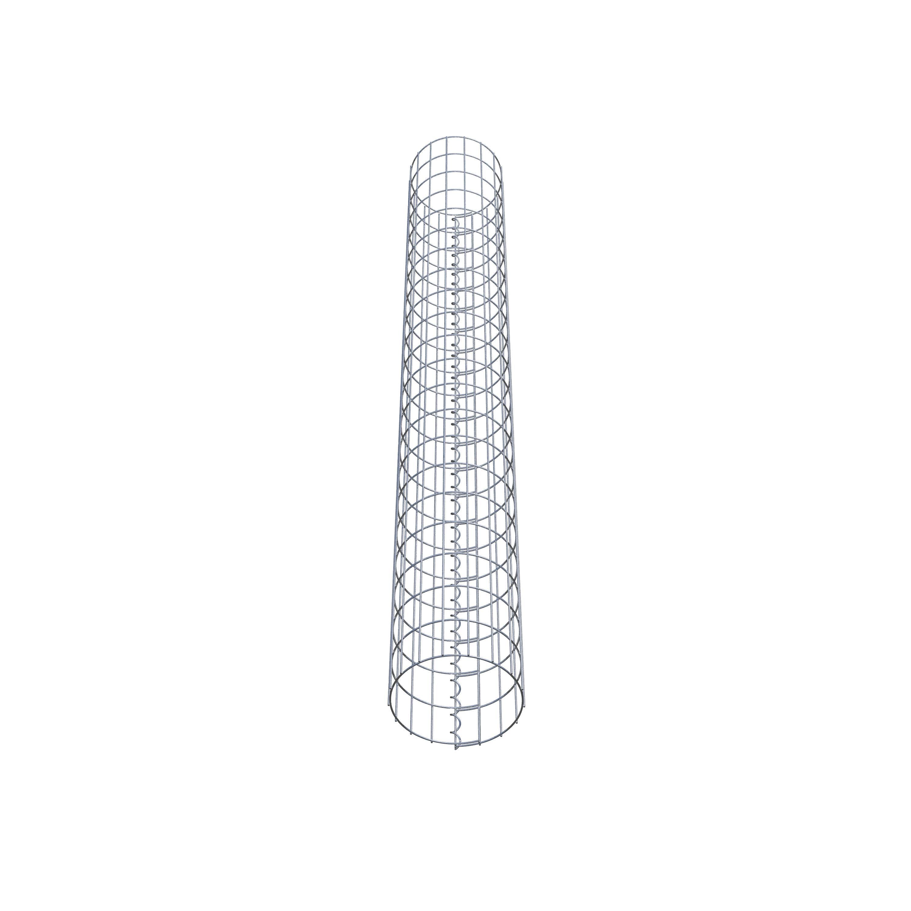 Gabionsøjle diameter 27 cm, MW 5 x 10 cm rund