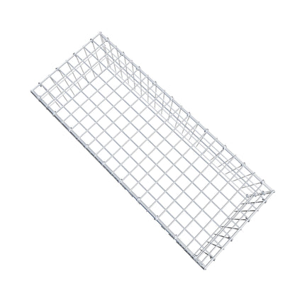 Monteret gabion type 3 100 cm x 30 cm x 40 cm (L x H x D), maskestørrelse 5 cm x 10 cm, C-ring