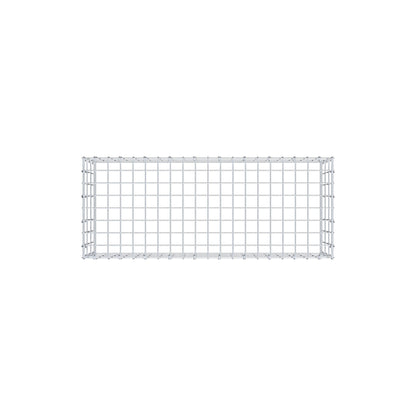 Monteret gabion type 3 100 cm x 30 cm x 40 cm (L x H x D), maskestørrelse 5 cm x 10 cm, C-ring