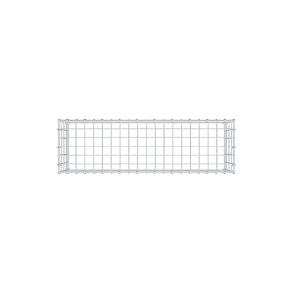 Gabbione aggiuntivo di tipo 3 100 cm x 40 cm x 30 cm (L x H x P), maglia 5 cm x 10 cm, anello a C