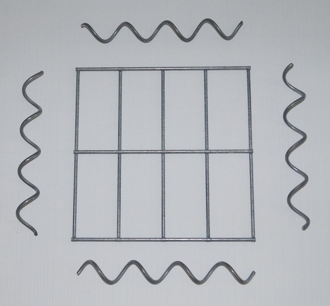 Deksel voor kolom MW 5 x 10 cm inclusief 4 montagespiralen