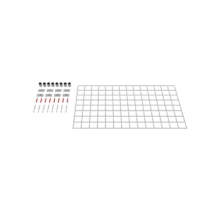 Treliça decorativa / treliça (incl. material de montagem) tamanho da malha 5 x 5 cm