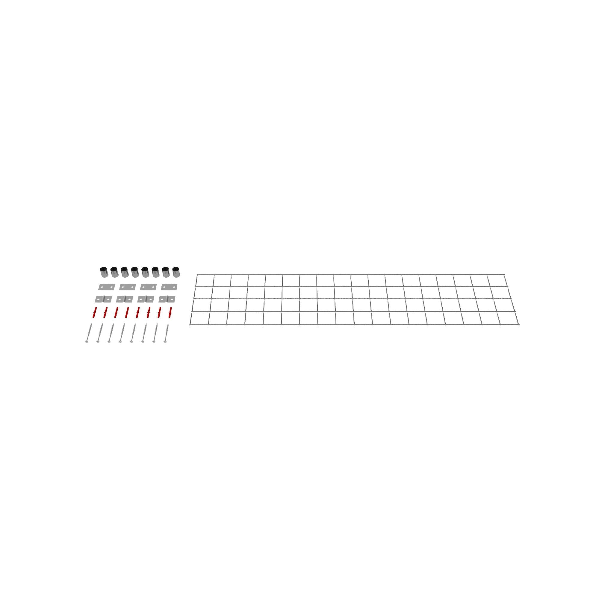 Decorative grid / trellis mesh size 5 x 5 cm