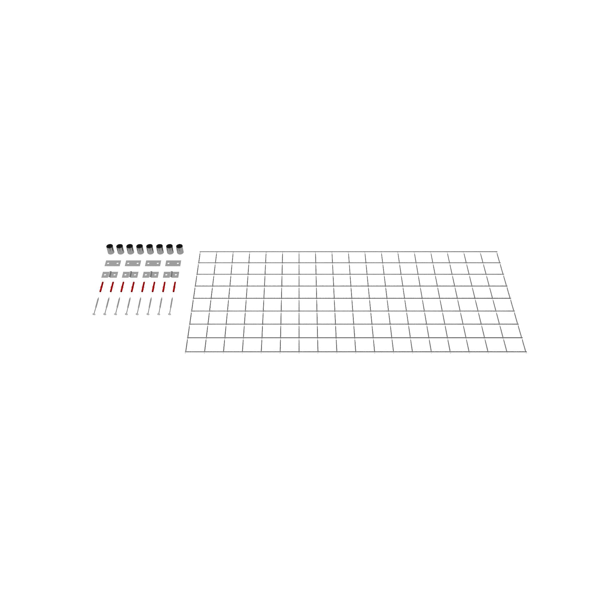 Decorative grid / trellis mesh size 5 x 5 cm