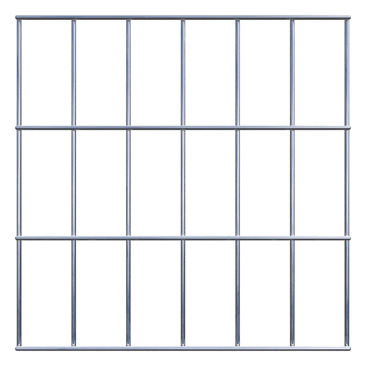 Decoratief rooster/latwerk (inclusief bevestigingsmateriaal) maaswijdte 5 x 10 cm