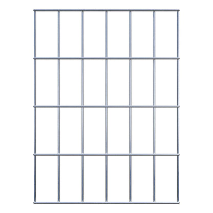 Decoratief rooster/latwerk (inclusief bevestigingsmateriaal) maaswijdte 5 x 10 cm