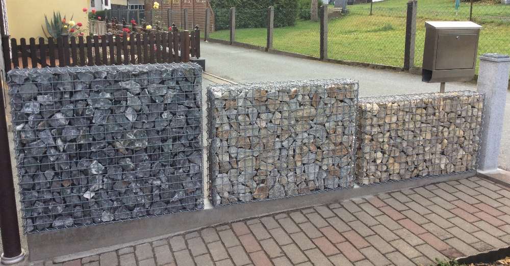 Gabion efter mål - maskestørrelse 5x5cm