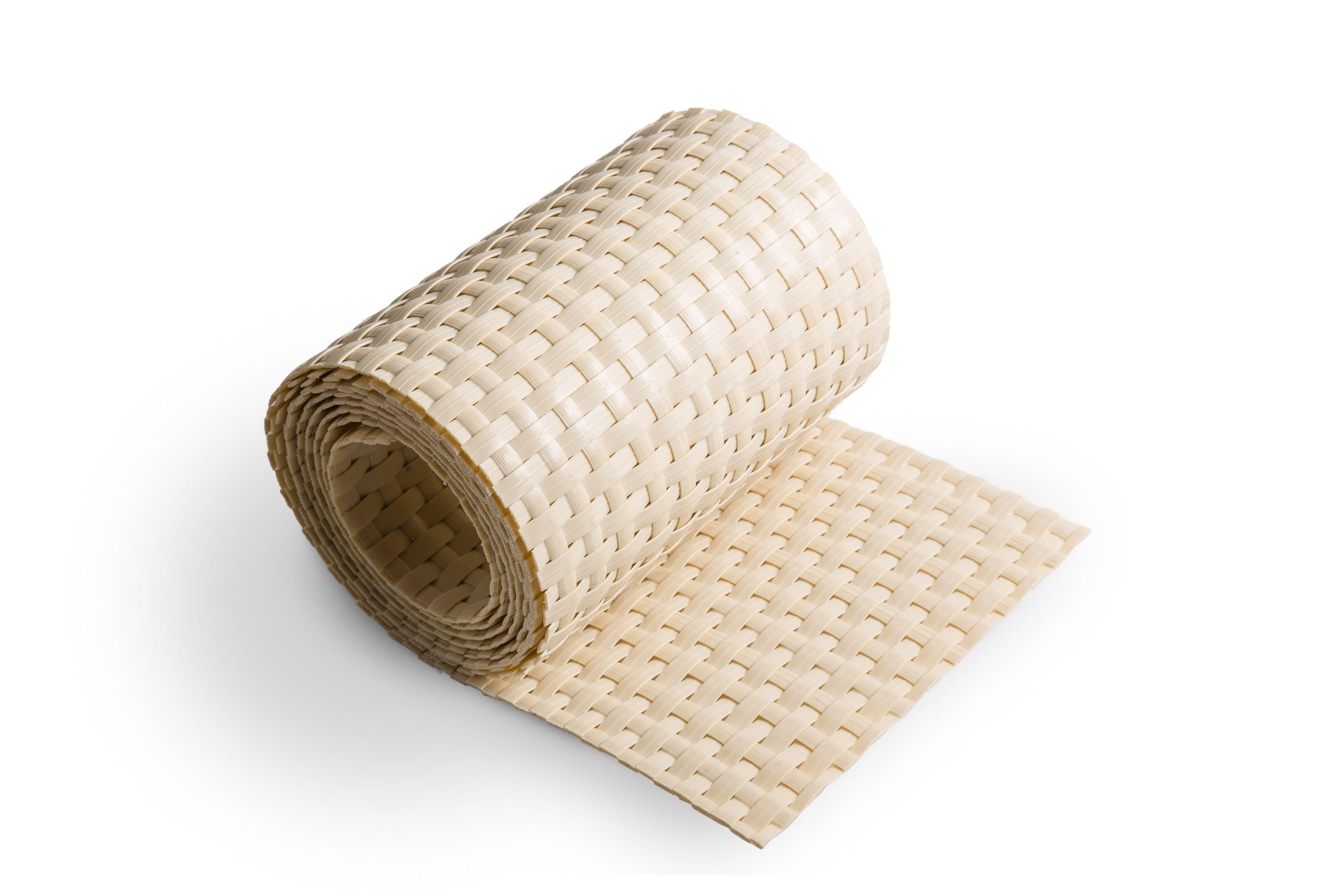 Privatstrips i polyrattan i beige MW 5 x 20 cm