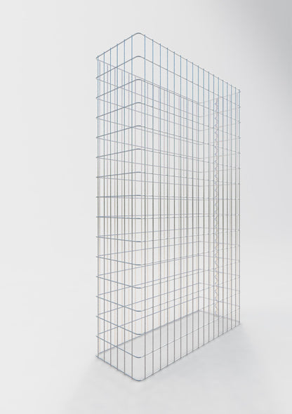 Valla de gaviones longitud 92 cm, altura 180 cm, profundidad 32 cm, malla 5 x 10 cm