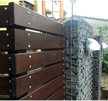 Luminária galvanizada com suporte