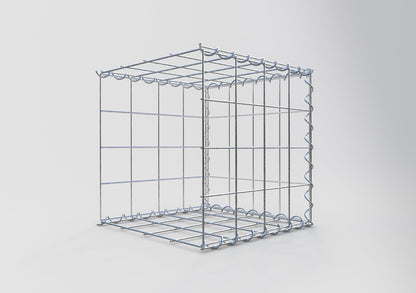 Gabion rapporté type 2 40 cm x 40 cm x 40 cm (L x H x P), mailles 10 cm x 10 cm, spirale