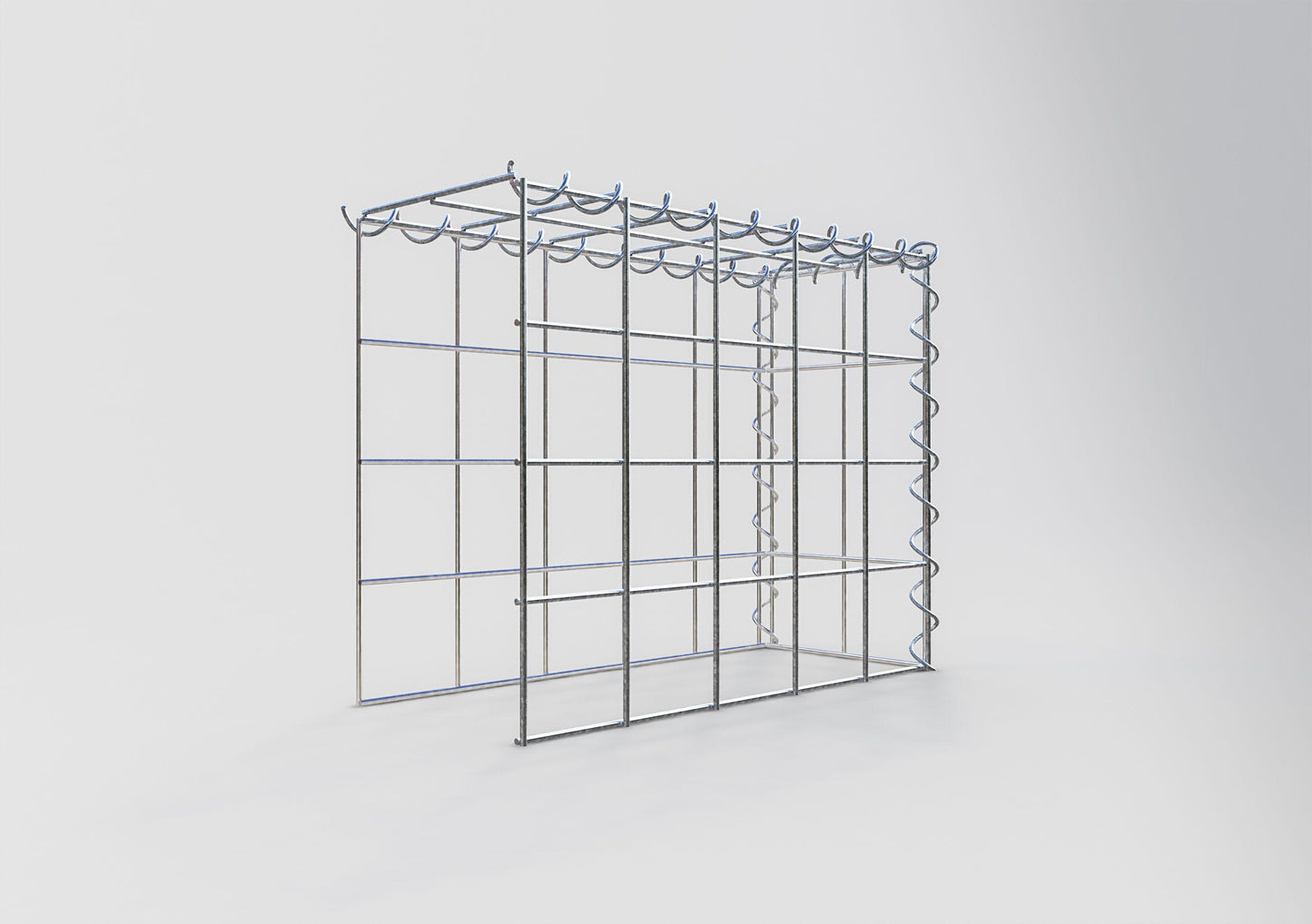 Extra gabion typ 4 50 cm x 40 cm x 20 cm (L x H x D), maskstorlek 10 cm x 10 cm, spiral