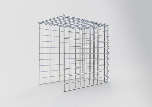 Grown-on gabion type 4 50 cm x 50 cm x 30 cm (L x H x D), mesh size 5 cm x 5 cm, spiral
