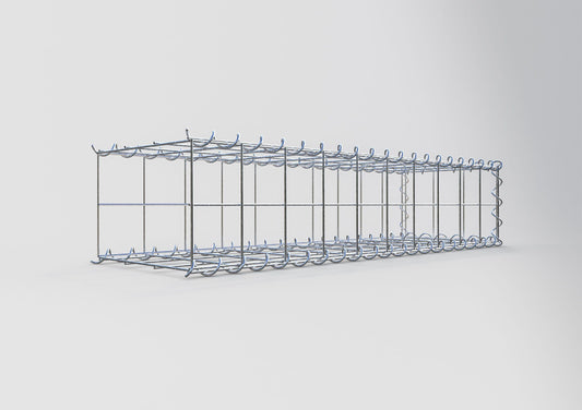 Gabbione aggiuntivo tipo 2 100 cm x 20 cm x 30 cm (L x A x P), maglia 10 cm x 10 cm, spirale