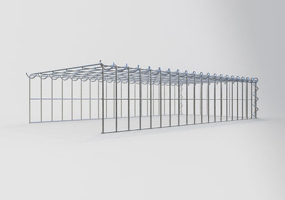 Gavión complementario tipo 4 100 cm x 20 cm x 50 cm (L x A x P), malla 5 cm x 10 cm, espiral