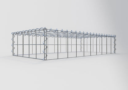 Gavión complementario tipo 3 100 cm x 20 cm x 50 cm (L x A x P), malla 10 cm x 10 cm, espiral