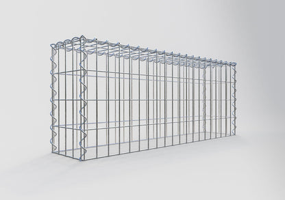 Gabion rapporté type 3 100 cm x 40 cm x 20 cm (L x H x P), mailles 5 cm x 10 cm, spirale