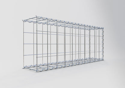 Påväxt gabion typ 2 100 cm x 40 cm x 20 cm (L x H x D), maskstorlek 10 cm x 10 cm, spiral