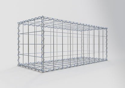 Gabion 100 cm x 40 cm x 40 cm (L x H x P), mailles 10 cm x 10 cm, spirale