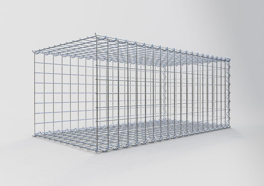 Gabbione aggiuntivo tipo 2 100 cm x 40 cm x 50 cm (L x A x P), maglia 5 cm x 5 cm, a spirale