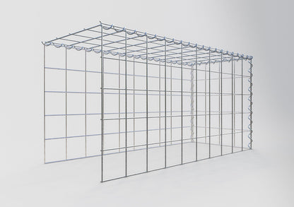 Gabião tipo 4 100 cm x 50 cm x 40 cm (C x A x P), malhagem 10 cm x 10 cm, espiral