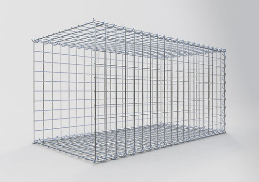 Grown-on gabion type 2 100 cm x 50 cm x 50 cm (L x H x D), mesh size 5 cm x 5 cm, spiral