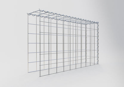 Gabião tipo 4 100 cm x 60 cm x 20 cm (C x A x P), malhagem 10 cm x 10 cm, espiral