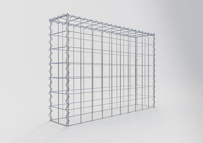 Extra gabion typ 3 100 cm x 70 cm x 20 cm (L x H x D), maskstorlek 10 cm x 10 cm, spiral