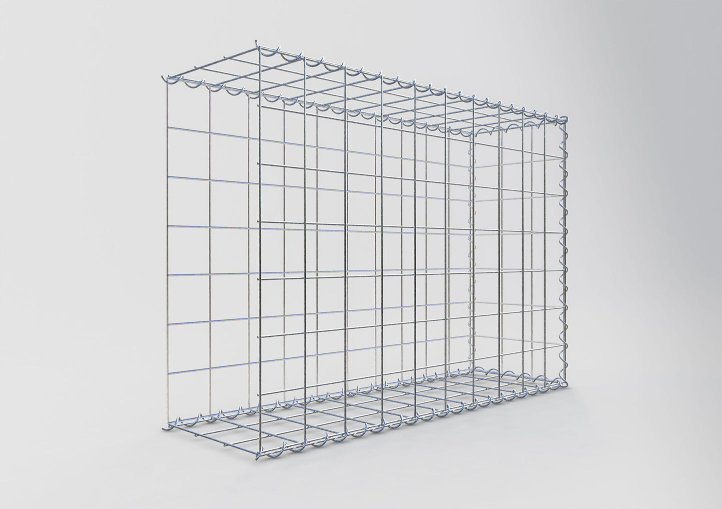 Gabbione aggiuntivo tipo 2 100 cm x 70 cm x 30 cm (L x A x P), maglia 10 cm x 10 cm, spirale