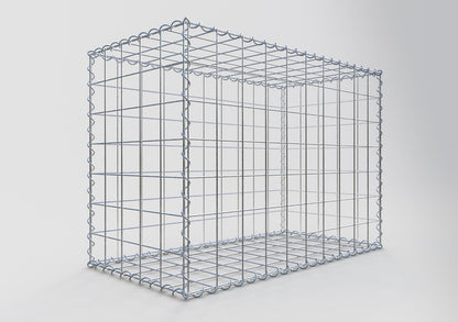 Gabion 100 cm x 70 cm x 50 cm (L x H x D), maskestørrelse 10 cm x 10 cm, spiral