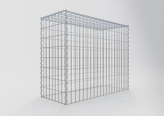 Gabião tipo 3 100 cm x 80 cm x 40 cm (C x A x P), malhagem 5 cm x 10 cm, espiral