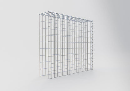 Gabião Tipo 4 100 cm x 90 cm x 20 cm (C x A x P), malhagem 5 cm x 10 cm, espiral