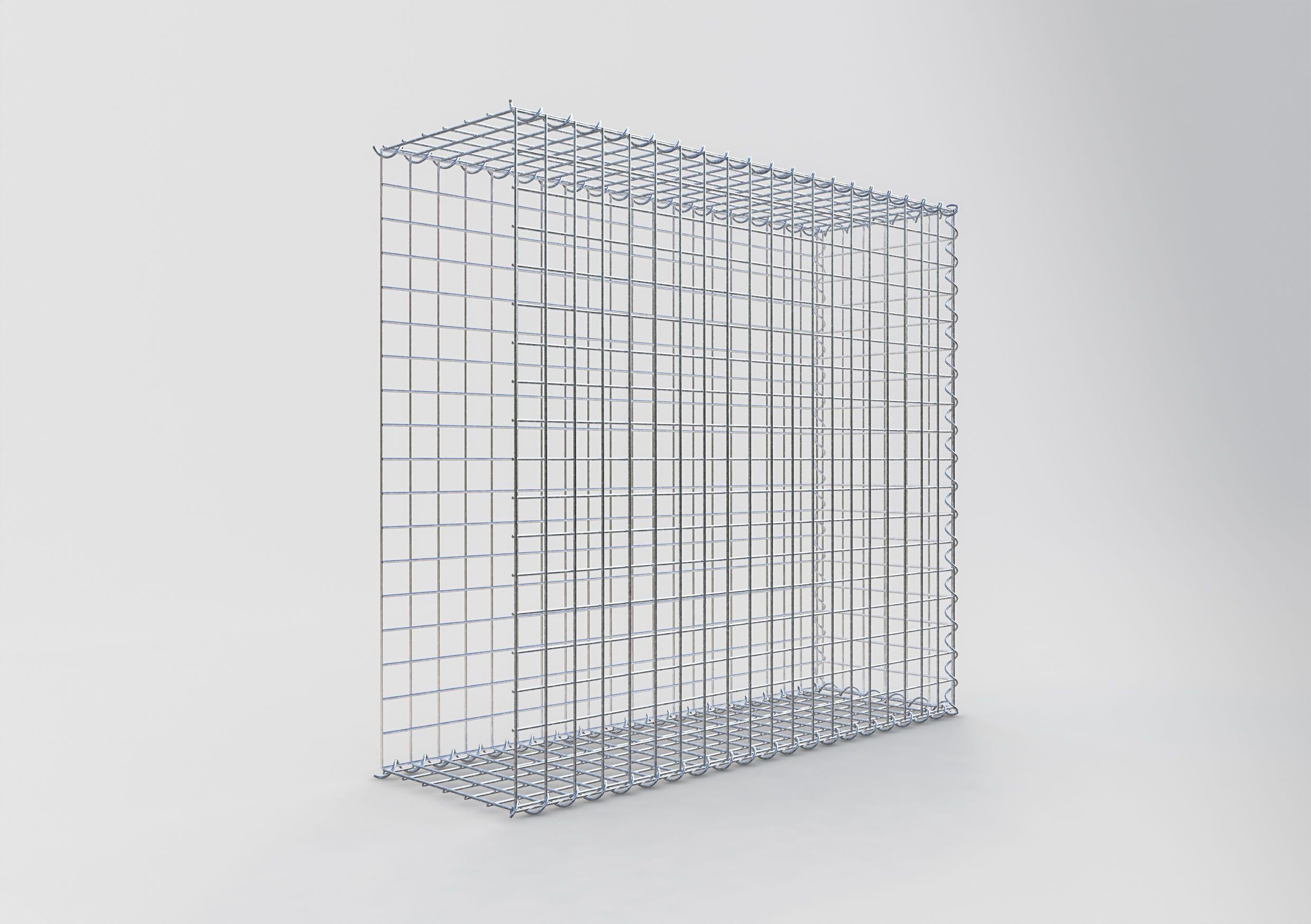 Påväxt gabion typ 2 100 cm x 90 cm x 30 cm (L x H x D), maskstorlek 5 cm x 5 cm, spiral